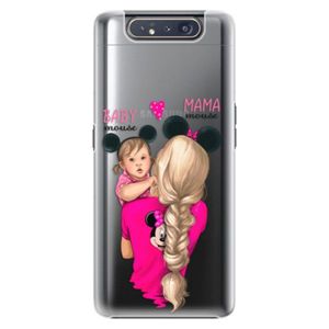 Plastové puzdro iSaprio - Mama Mouse Blond and Girl - Samsung Galaxy A80 vyobraziť