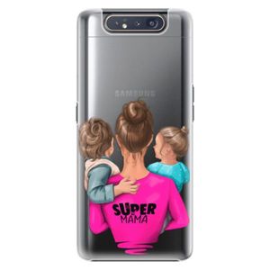 Plastové puzdro iSaprio - Super Mama - Boy and Girl - Samsung Galaxy A80 vyobraziť