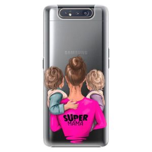 Plastové puzdro iSaprio - Super Mama - Two Boys - Samsung Galaxy A80 vyobraziť
