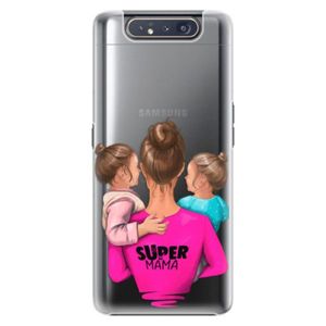 Plastové puzdro iSaprio - Super Mama - Two Girls - Samsung Galaxy A80 vyobraziť