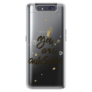 Plastové puzdro iSaprio - You Are Awesome - black - Samsung Galaxy A80 vyobraziť