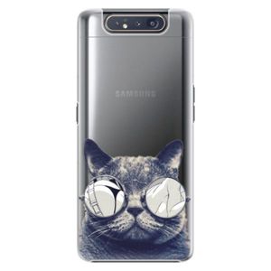 Plastové puzdro iSaprio - Crazy Cat 01 - Samsung Galaxy A80 vyobraziť