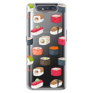 Plastové puzdro iSaprio - Sushi Pattern - Samsung Galaxy A80 vyobraziť