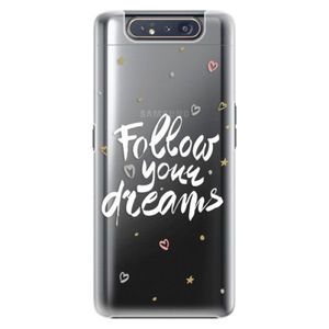 Plastové puzdro iSaprio - Follow Your Dreams - white - Samsung Galaxy A80 vyobraziť