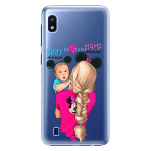 Plastové puzdro iSaprio - Mama Mouse Blonde and Boy - Samsung Galaxy A10 vyobraziť