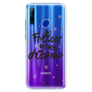 Plastové puzdro iSaprio - Follow Your Dreams - black - Huawei Honor 20 Lite vyobraziť