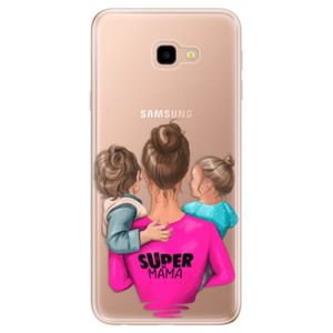 Odolné silikónové puzdro iSaprio - Super Mama - Boy and Girl - Samsung Galaxy J4+ vyobraziť