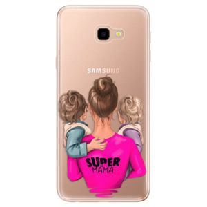 Odolné silikónové puzdro iSaprio - Super Mama - Two Boys - Samsung Galaxy J4+ vyobraziť