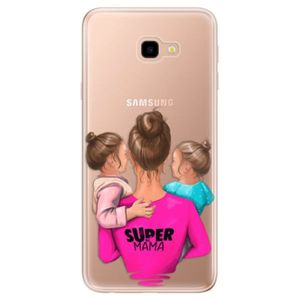 Odolné silikónové puzdro iSaprio - Super Mama - Two Girls - Samsung Galaxy J4+ vyobraziť