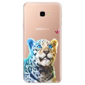 Odolné silikónové puzdro iSaprio - Leopard With Butterfly - Samsung Galaxy J4+ vyobraziť