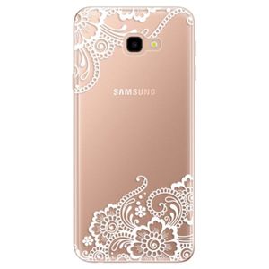 Odolné silikónové puzdro iSaprio - White Lace 02 - Samsung Galaxy J4+ vyobraziť
