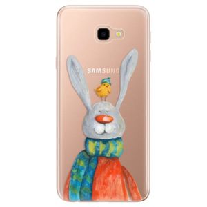 Odolné silikónové puzdro iSaprio - Rabbit And Bird - Samsung Galaxy J4+ vyobraziť