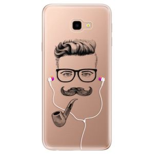 Odolné silikónové puzdro iSaprio - Man With Headphones 01 - Samsung Galaxy J4+ vyobraziť