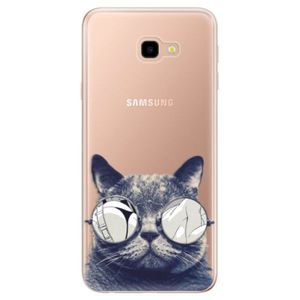 Odolné silikónové puzdro iSaprio - Crazy Cat 01 - Samsung Galaxy J4+ vyobraziť