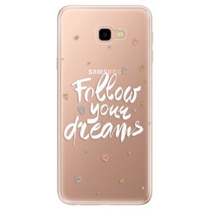 Odolné silikónové puzdro iSaprio - Follow Your Dreams - white - Samsung Galaxy J4+ vyobraziť