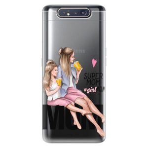Odolné silikónové puzdro iSaprio - Milk Shake - Blond - Samsung Galaxy A80 vyobraziť