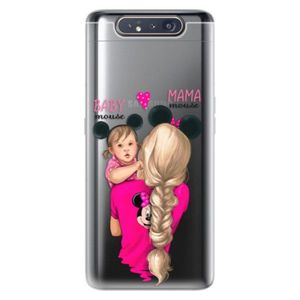 Odolné silikónové puzdro iSaprio - Mama Mouse Blond and Girl - Samsung Galaxy A80 vyobraziť