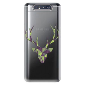Odolné silikónové puzdro iSaprio - Deer Green - Samsung Galaxy A80 vyobraziť