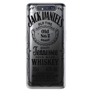 Odolné silikónové puzdro iSaprio - Transparent Black Jack - Samsung Galaxy A80 vyobraziť