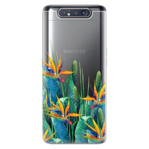 Odolné silikónové puzdro iSaprio - Exotic Flowers - Samsung Galaxy A80 vyobraziť