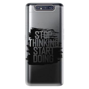 Odolné silikónové puzdro iSaprio - Start Doing - black - Samsung Galaxy A80 vyobraziť