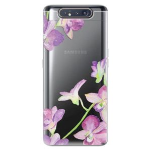 Odolné silikónové puzdro iSaprio - Purple Orchid - Samsung Galaxy A80 vyobraziť