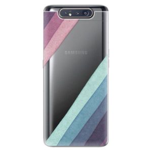 Odolné silikónové puzdro iSaprio - Glitter Stripes 01 - Samsung Galaxy A80 vyobraziť