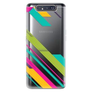 Odolné silikónové puzdro iSaprio - Color Stripes 03 - Samsung Galaxy A80 vyobraziť