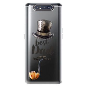Odolné silikónové puzdro iSaprio - Best Dad - Samsung Galaxy A80 vyobraziť