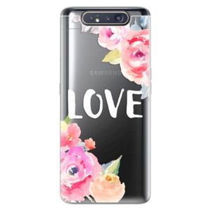 Odolné silikónové puzdro iSaprio - Love - Samsung Galaxy A80 vyobraziť