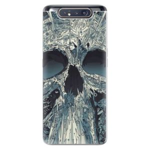 Odolné silikónové puzdro iSaprio - Abstract Skull - Samsung Galaxy A80 vyobraziť