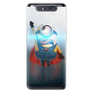 Odolné silikónové puzdro iSaprio - Mimons Superman 02 - Samsung Galaxy A80 vyobraziť
