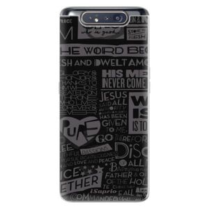 Odolné silikónové puzdro iSaprio - Text 01 - Samsung Galaxy A80 vyobraziť