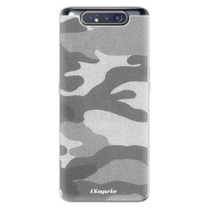 Odolné silikónové puzdro iSaprio - Gray Camuflage 02 - Samsung Galaxy A80 vyobraziť