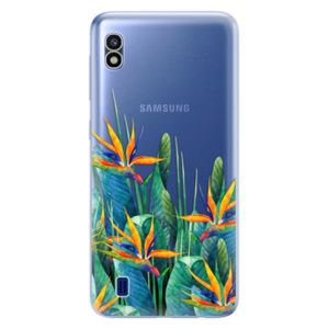 Odolné silikónové puzdro iSaprio - Exotic Flowers - Samsung Galaxy A10 vyobraziť
