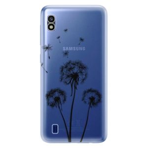 Odolné silikónové puzdro iSaprio - Three Dandelions - black - Samsung Galaxy A10 vyobraziť