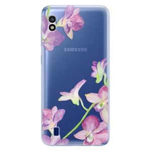Odolné silikónové puzdro iSaprio - Purple Orchid - Samsung Galaxy A10 vyobraziť