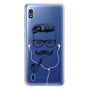Odolné silikónové puzdro iSaprio - Man With Headphones 01 - Samsung Galaxy A10 vyobraziť