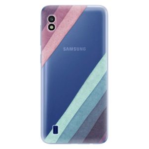 Odolné silikónové puzdro iSaprio - Glitter Stripes 01 - Samsung Galaxy A10 vyobraziť
