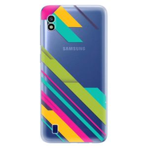 Odolné silikónové puzdro iSaprio - Color Stripes 03 - Samsung Galaxy A10 vyobraziť
