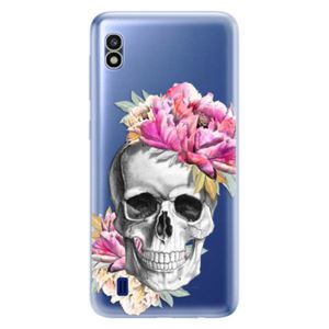 Odolné silikónové puzdro iSaprio - Pretty Skull - Samsung Galaxy A10 vyobraziť