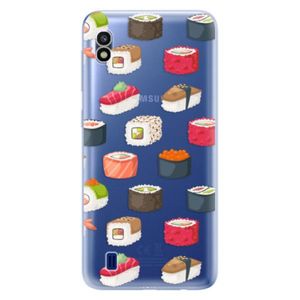 Odolné silikónové puzdro iSaprio - Sushi Pattern - Samsung Galaxy A10 vyobraziť