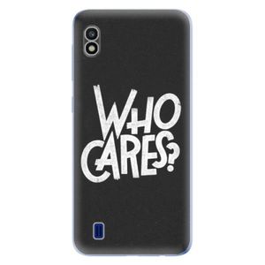 Odolné silikónové puzdro iSaprio - Who Cares - Samsung Galaxy A10 vyobraziť
