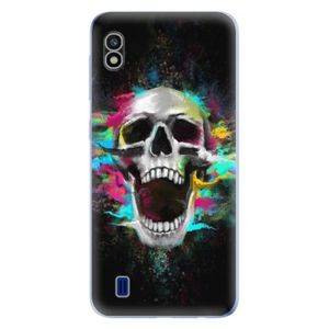 Odolné silikónové puzdro iSaprio - Skull in Colors - Samsung Galaxy A10 vyobraziť