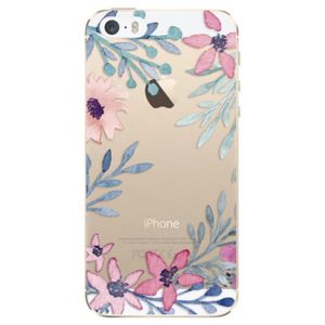 Odolné silikónové puzdro iSaprio - Leaves and Flowers - iPhone 5/5S/SE vyobraziť