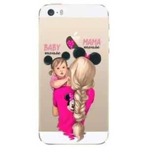 Odolné silikónové puzdro iSaprio - Mama Mouse Blond and Girl - iPhone 5/5S/SE vyobraziť