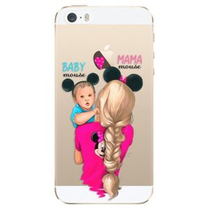 Odolné silikónové puzdro iSaprio - Mama Mouse Blonde and Boy - iPhone 5/5S/SE vyobraziť