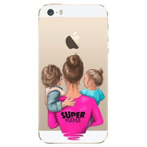 Odolné silikónové puzdro iSaprio - Super Mama - Boy and Girl - iPhone 5/5S/SE vyobraziť