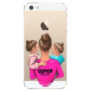 Odolné silikónové puzdro iSaprio - Super Mama - Two Girls - iPhone 5/5S/SE vyobraziť