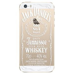 Odolné silikónové puzdro iSaprio - Transparent White Jack - iPhone 5/5S/SE vyobraziť